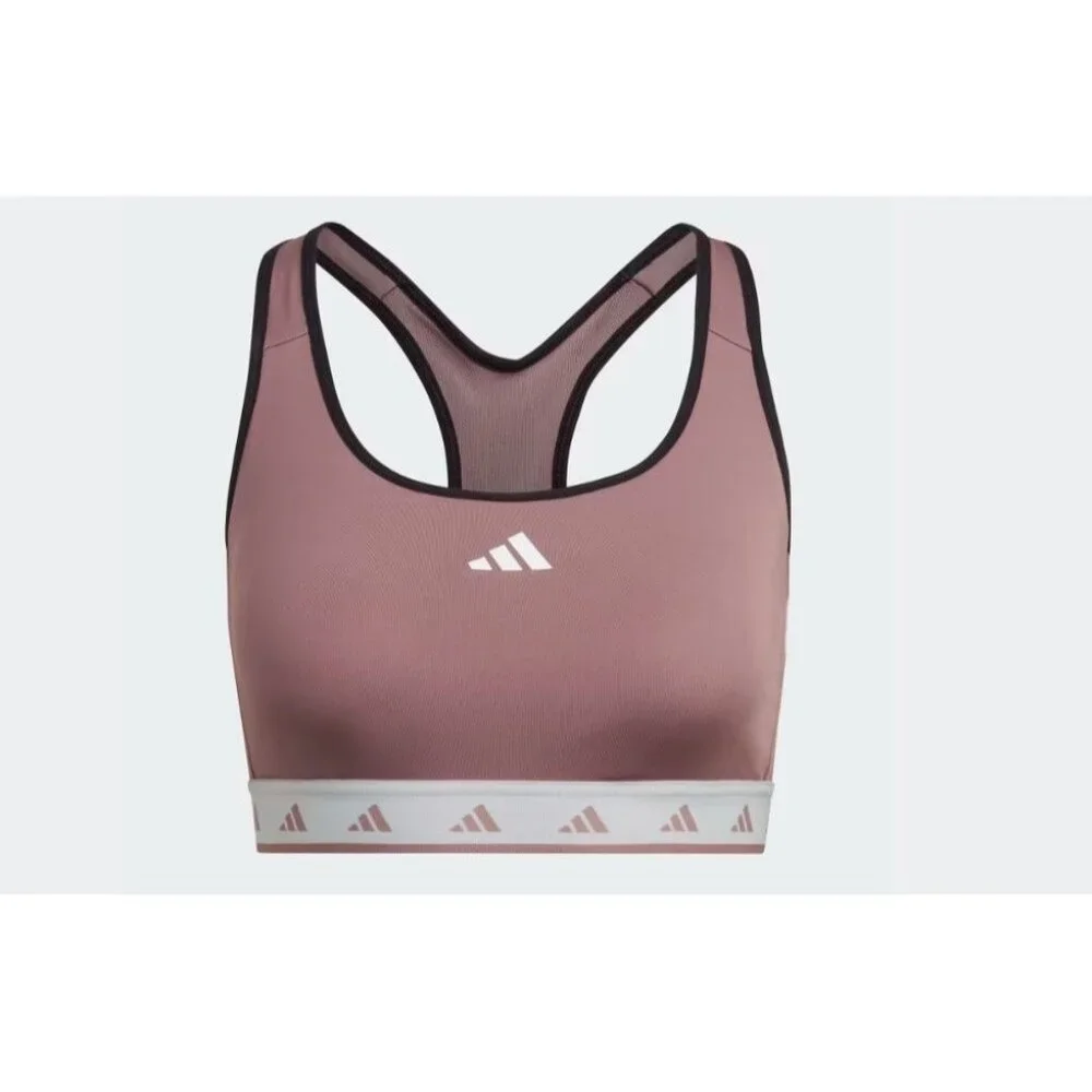 NWT Adidas Hyperglam Powerreact Medium Support‎ Techfit Sports Bra XSAC 32AC